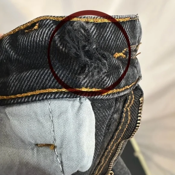 Sold-Cash Only Denim Company Cutoff Jean Jorts - Picture 10 of 10